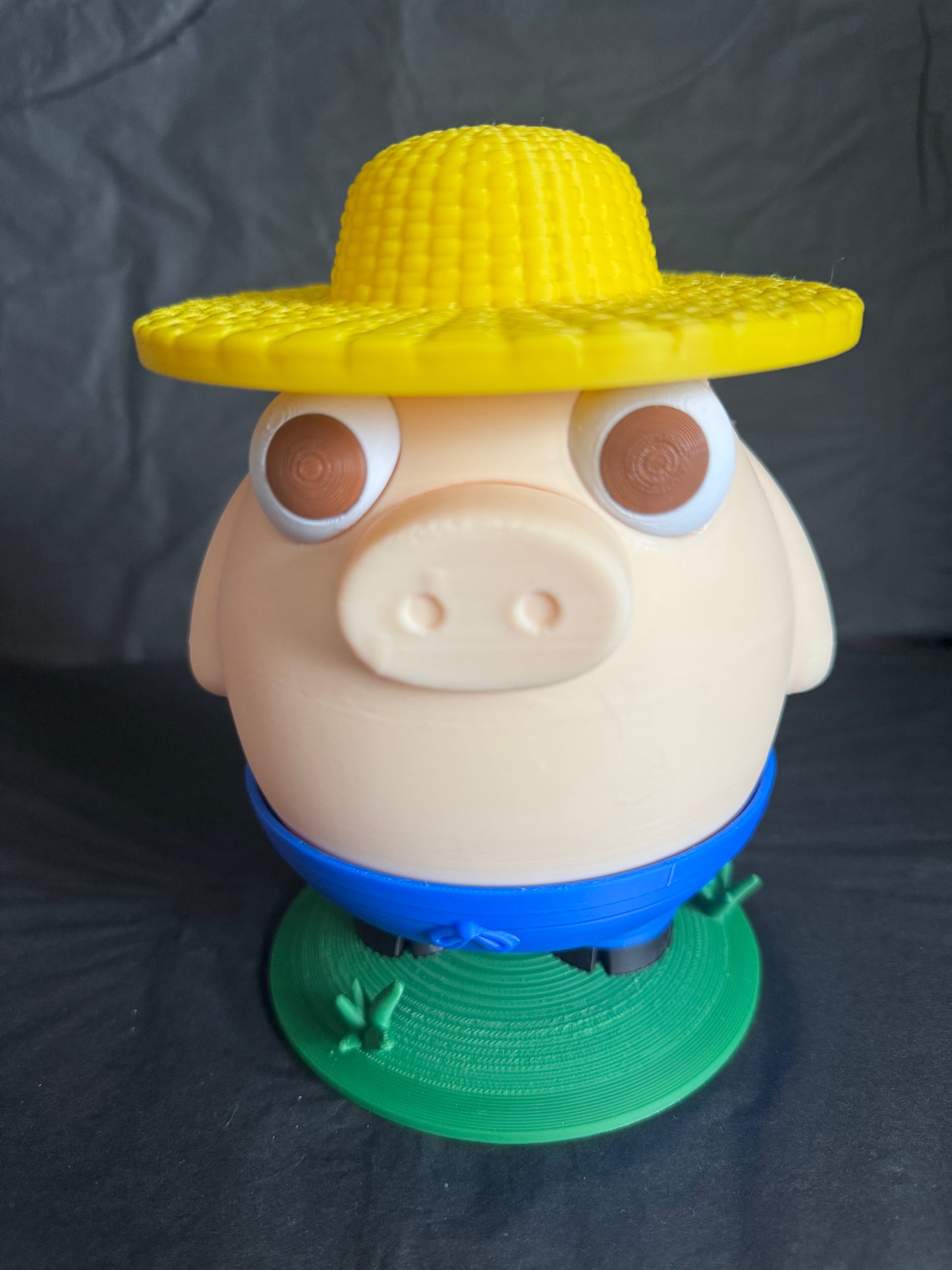 Mooning farmer Money box