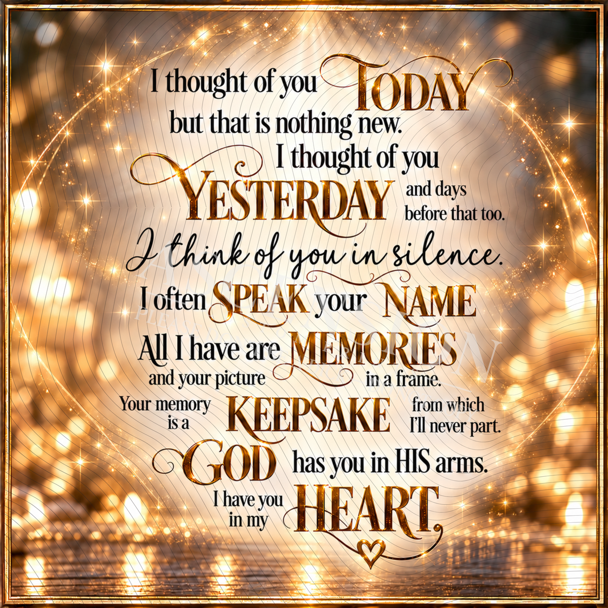 Memorial (2 sizes)