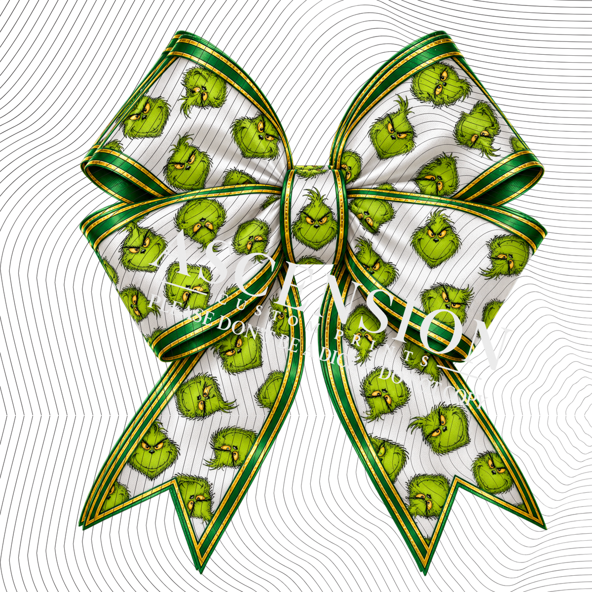Christmas Bows Flat (3 inch square)