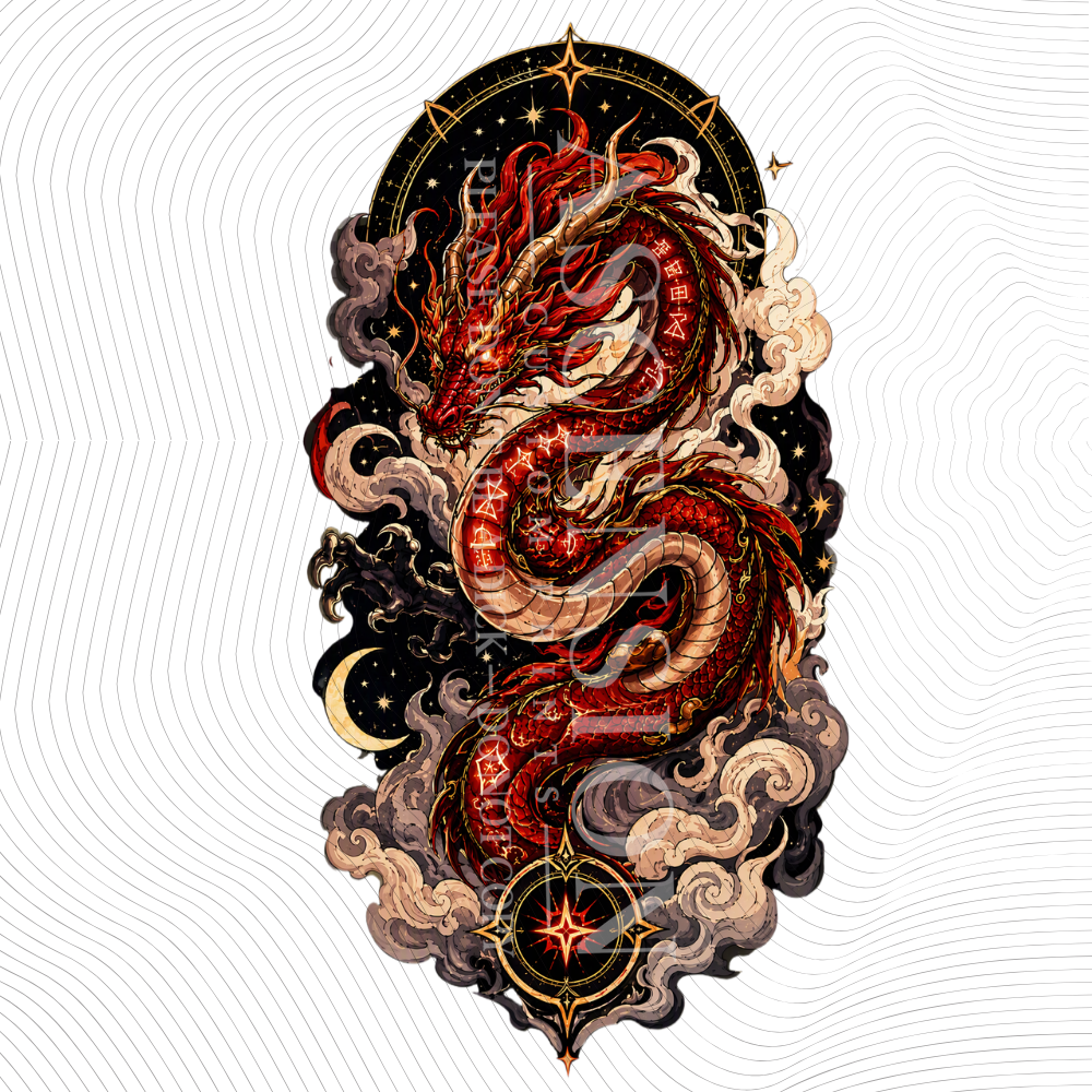 Dragon  TEXTURED (approx 6 inch height X 3/3half inch width