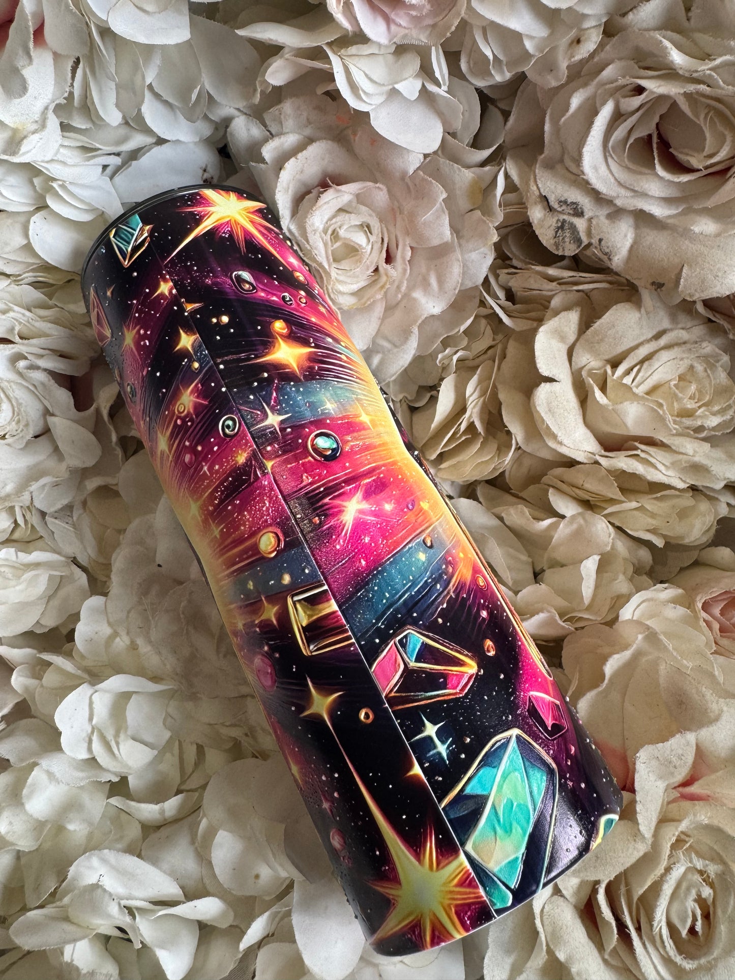 20oz tall skinny tumbler Lips (Textured)