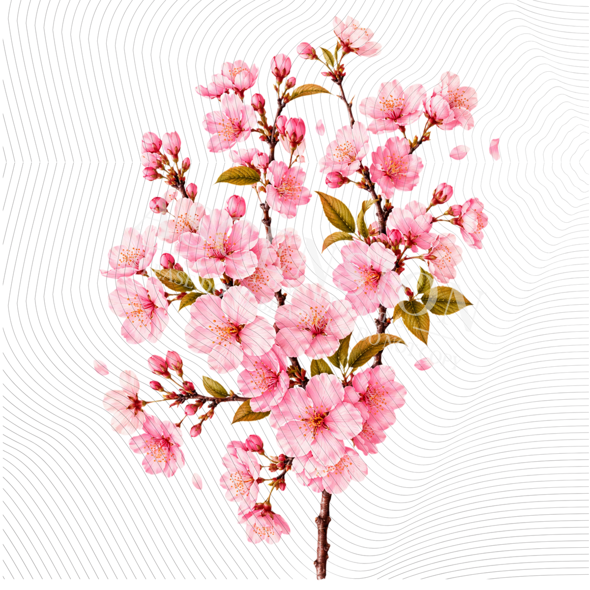Flowers (Approx 140mm X 100mm) uvdtf