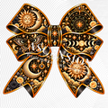 Celestial Gothic Bows Flat (75mm x 75mm)
