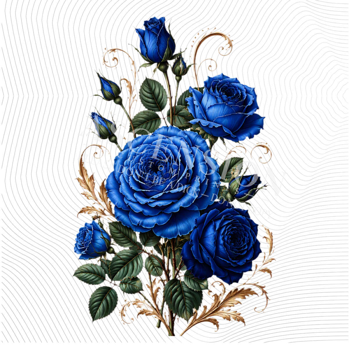 Flowers (Approx 140mm X 100mm) uvdtf