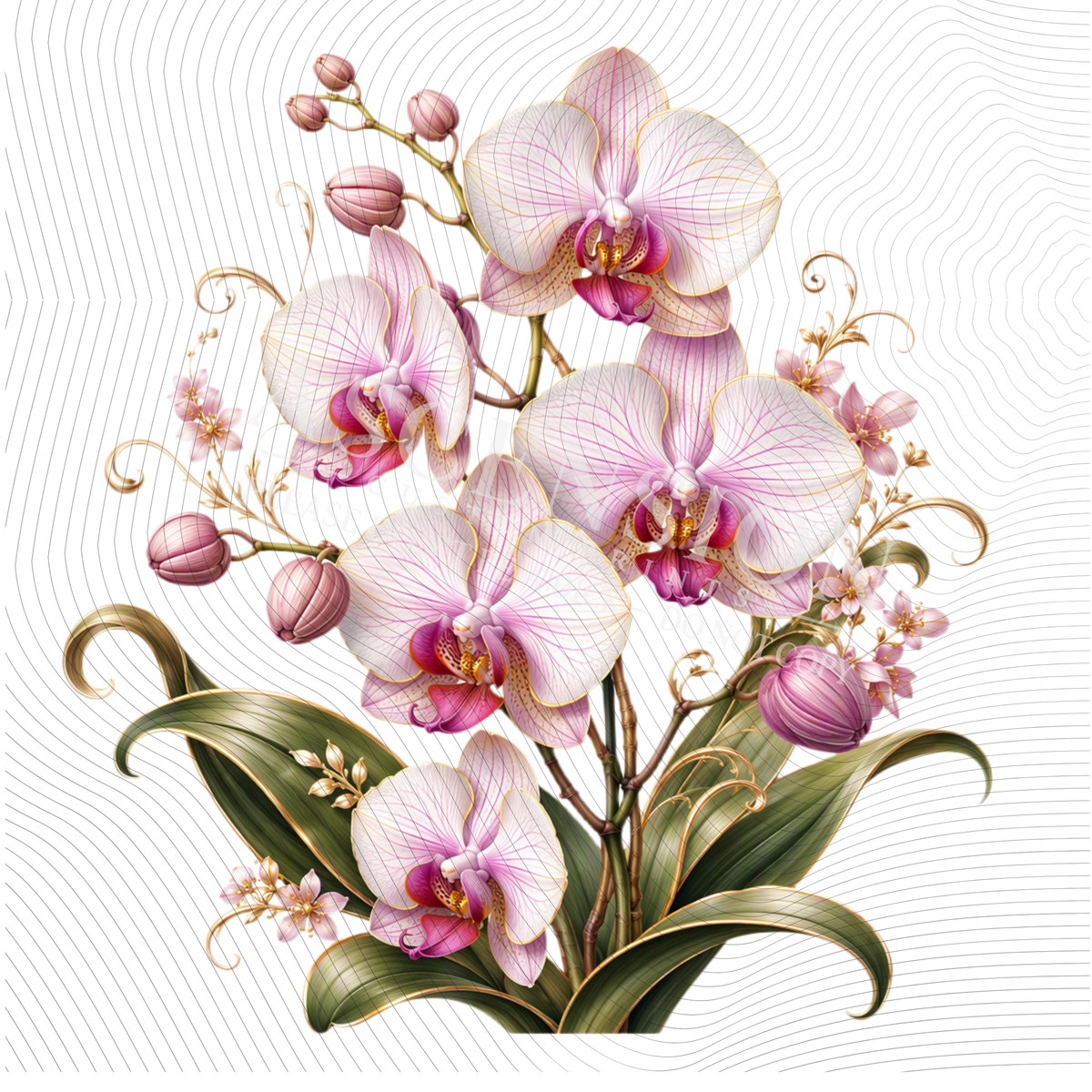 Flowers (Approx 140mm X 100mm) uvdtf