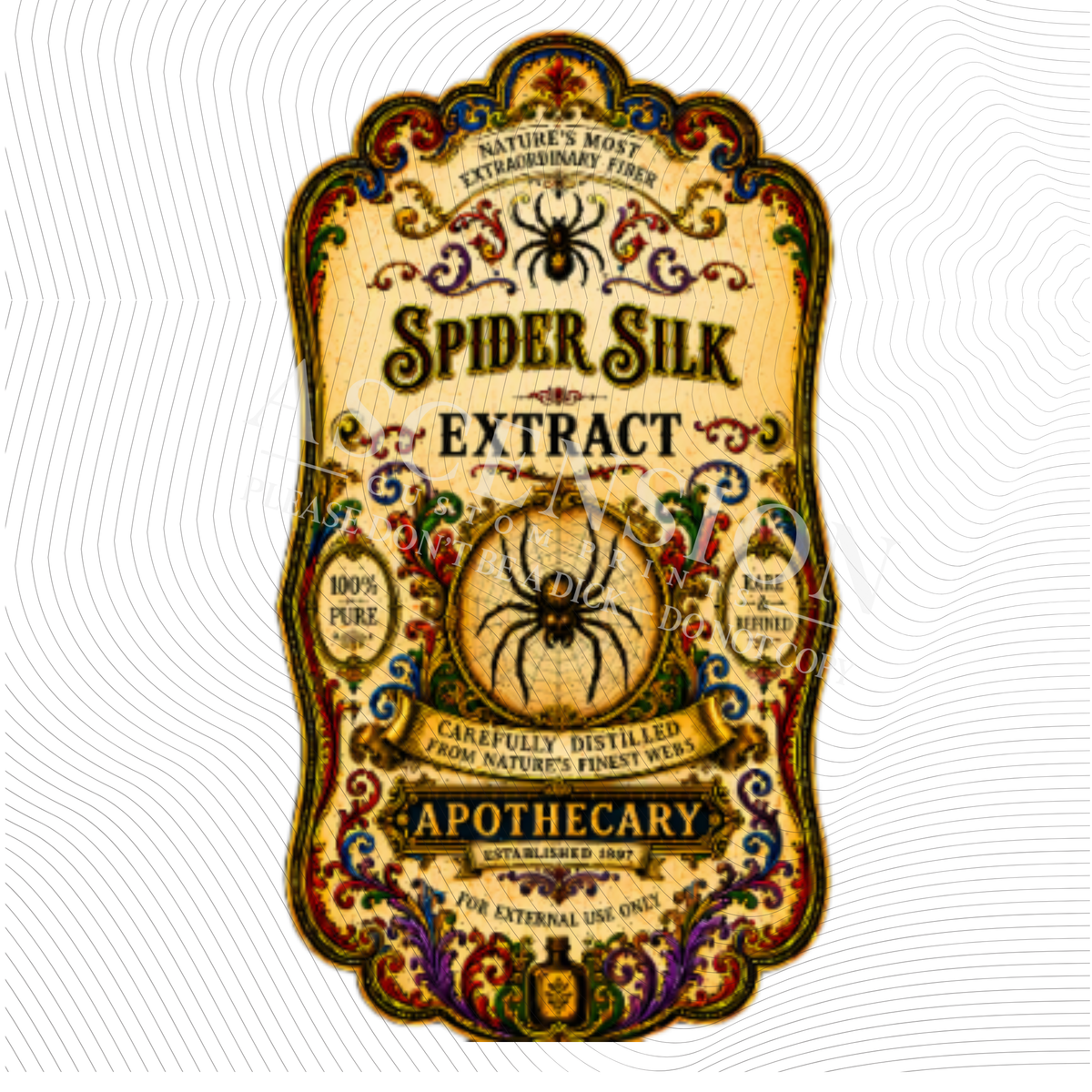 Potion Bottle )approx 50/60mm X 70mm