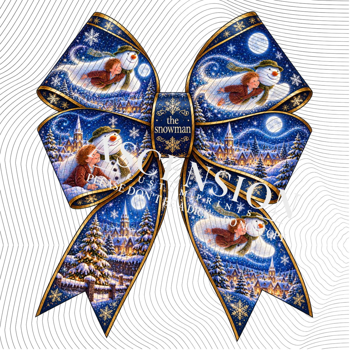 Bows TEXTURED  (3 inch square)