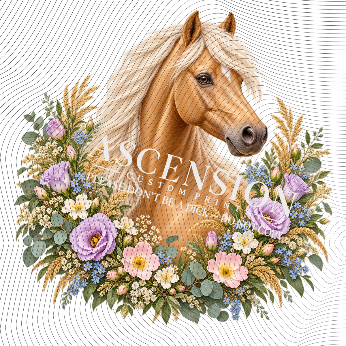 Horses Textured (Various sizes)