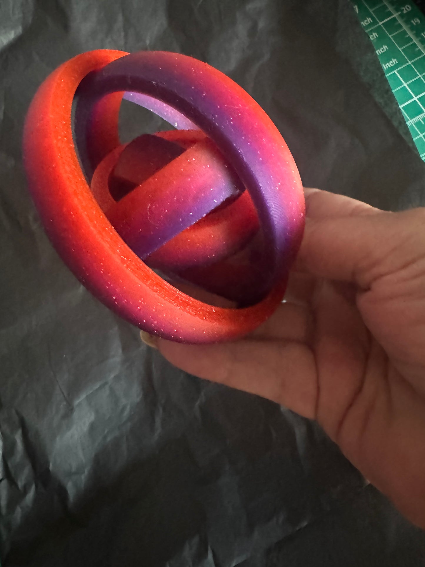 Gyro spinner fidget toy