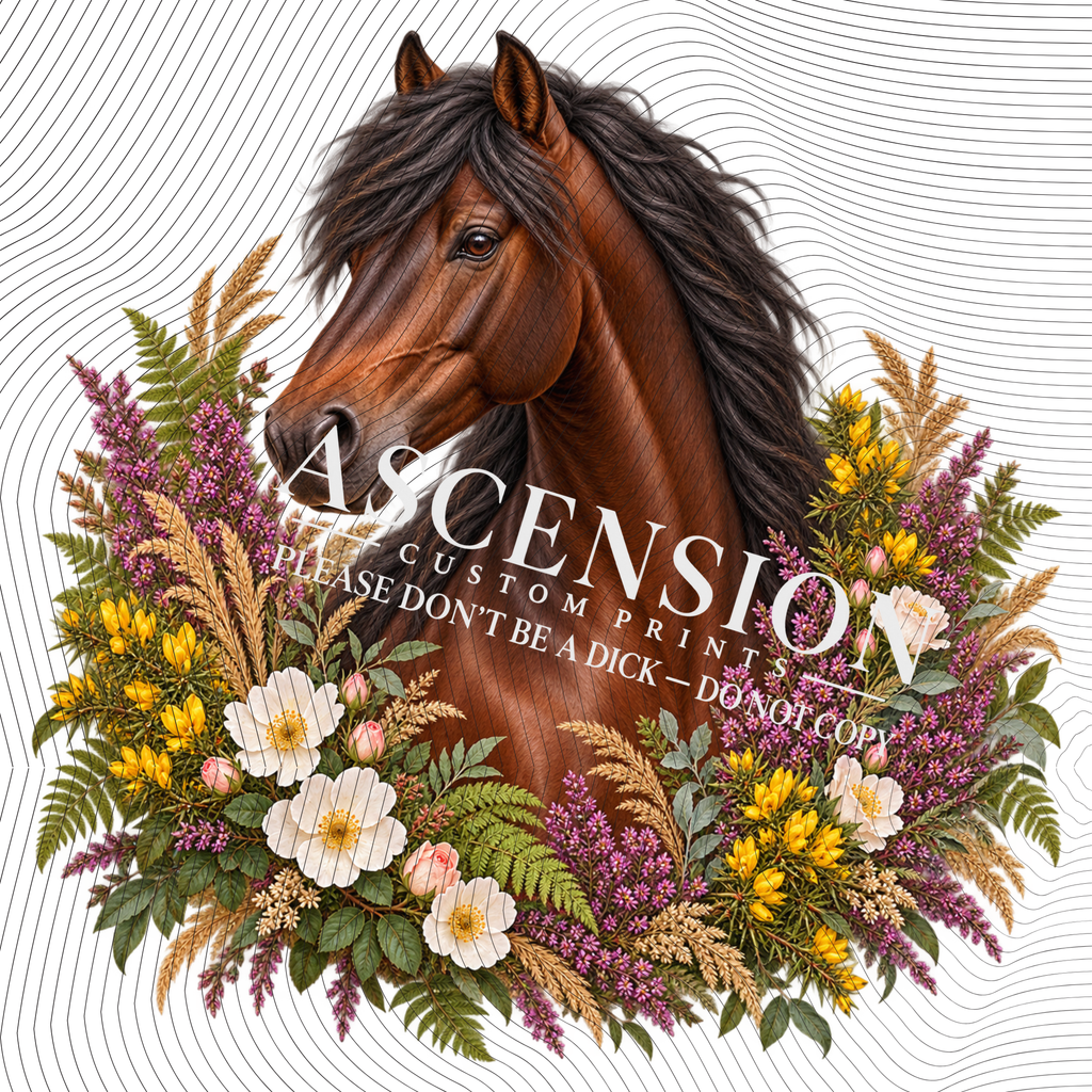Horses Textured (Various sizes)