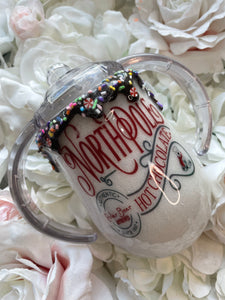 Christmas hot chocolate tumblers (epoxy)