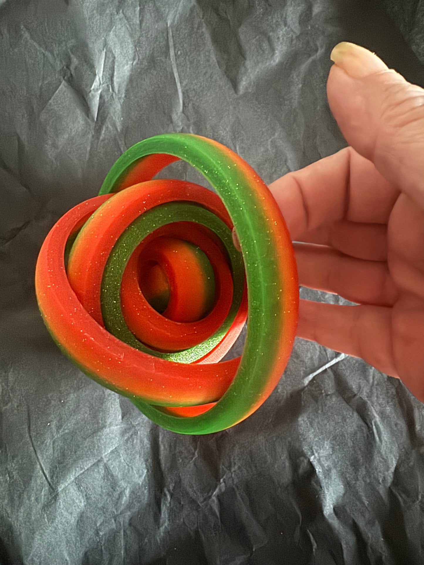 Gyro spinner fidget toy