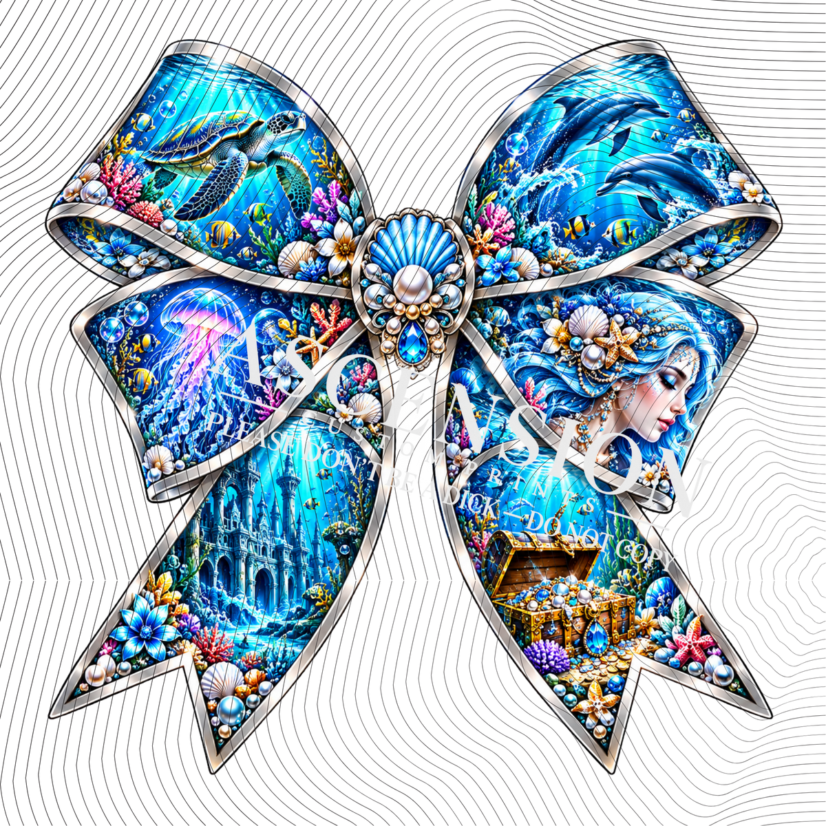 Earth Wind Fire and Ice Bows Flat (75mm x 75mm)