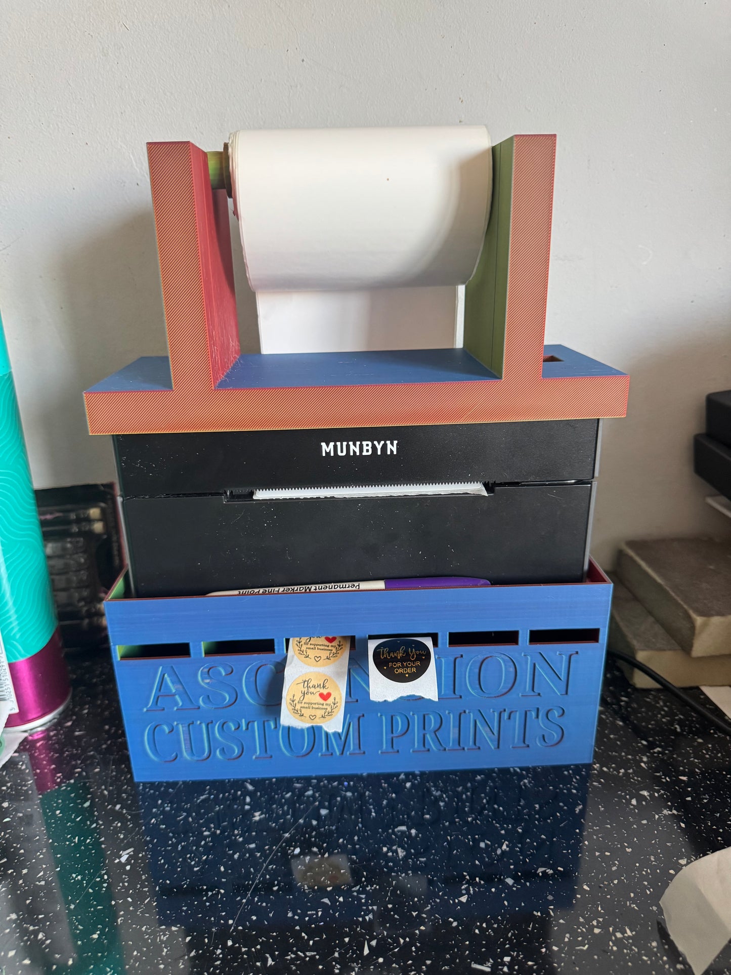 Thermal Printer label holder