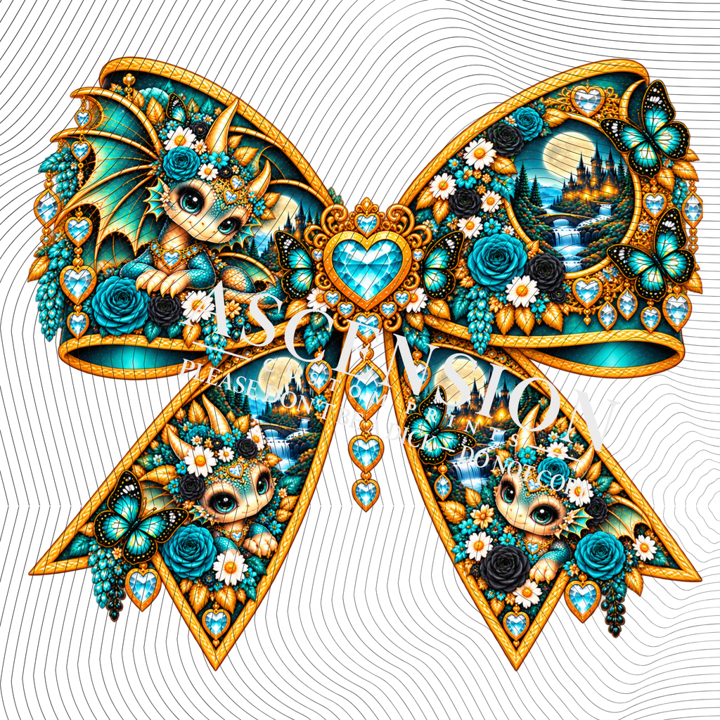Nova and Viva Bows Flat (75mm x 75mm)