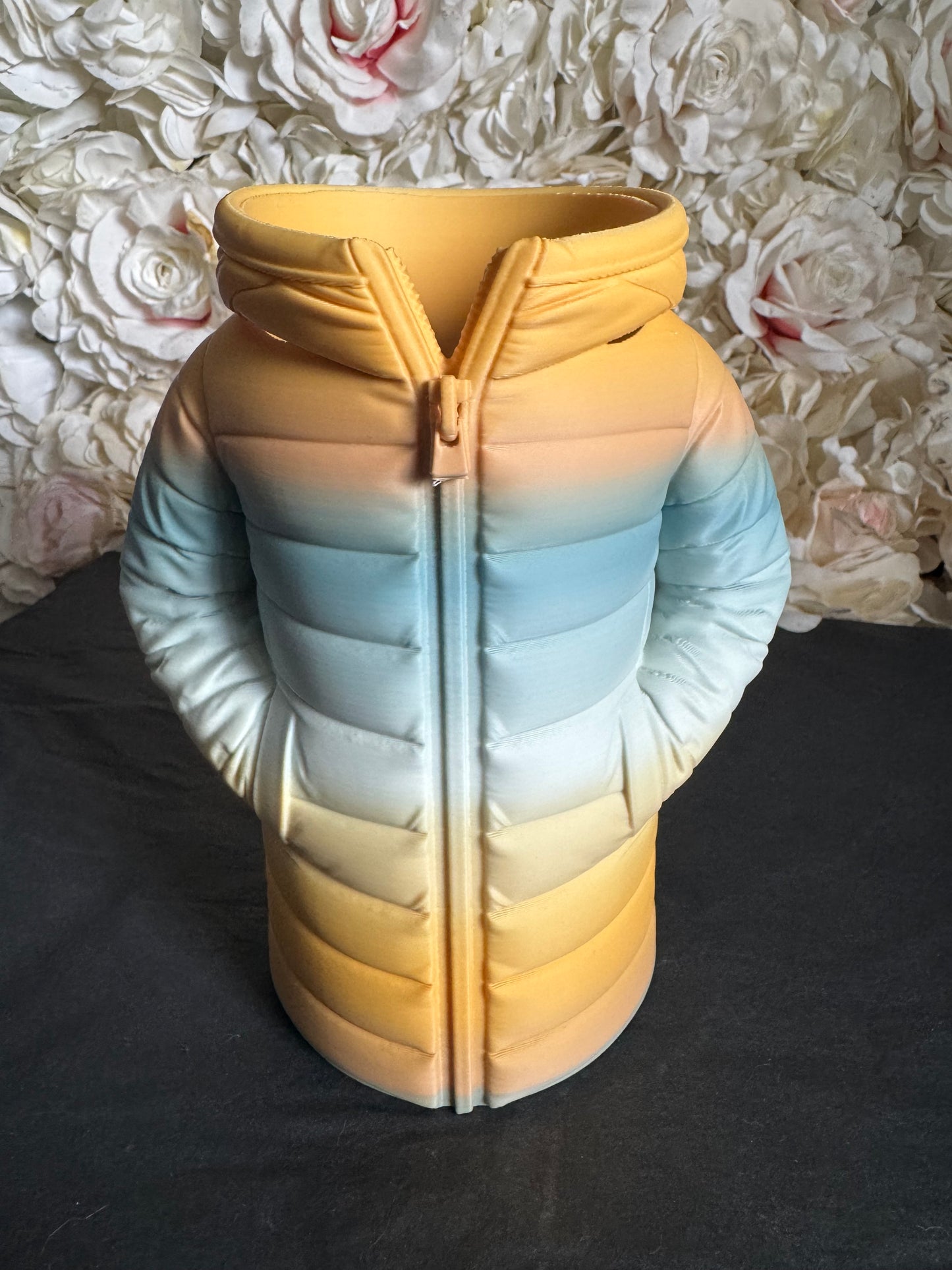Puffa Jacket pen pot (Tall)