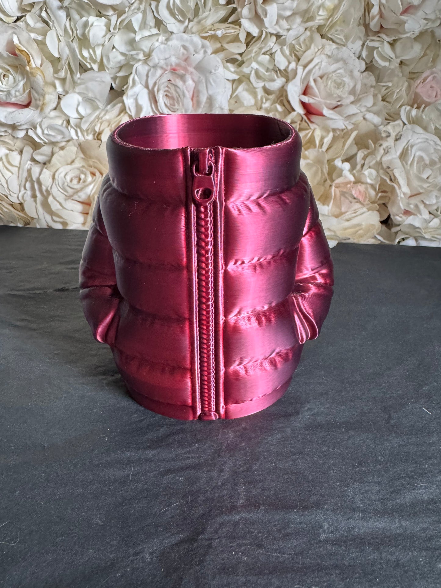 Puffa Jacket pen pot (Short)