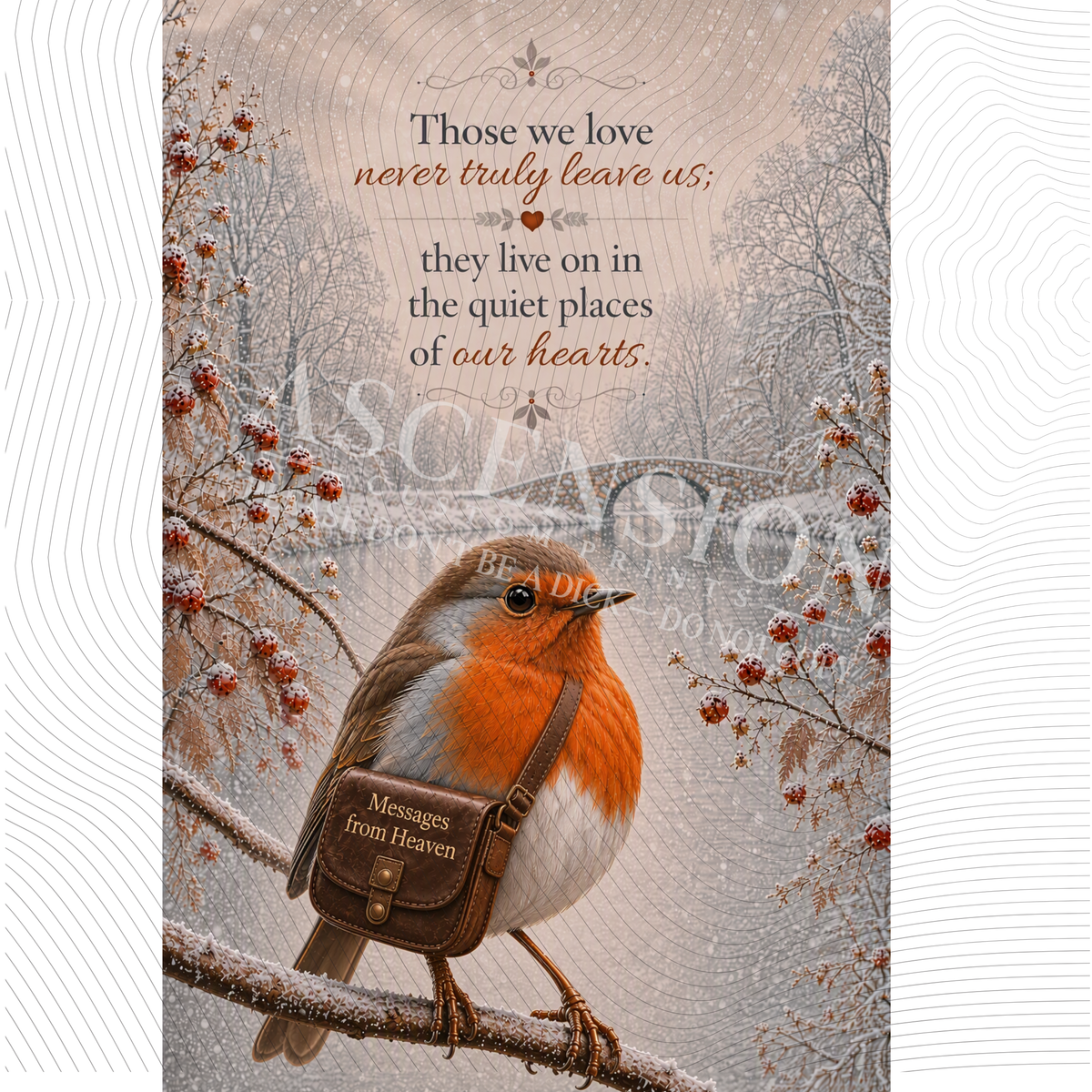Robin Memorial (Half wrap 20oz)