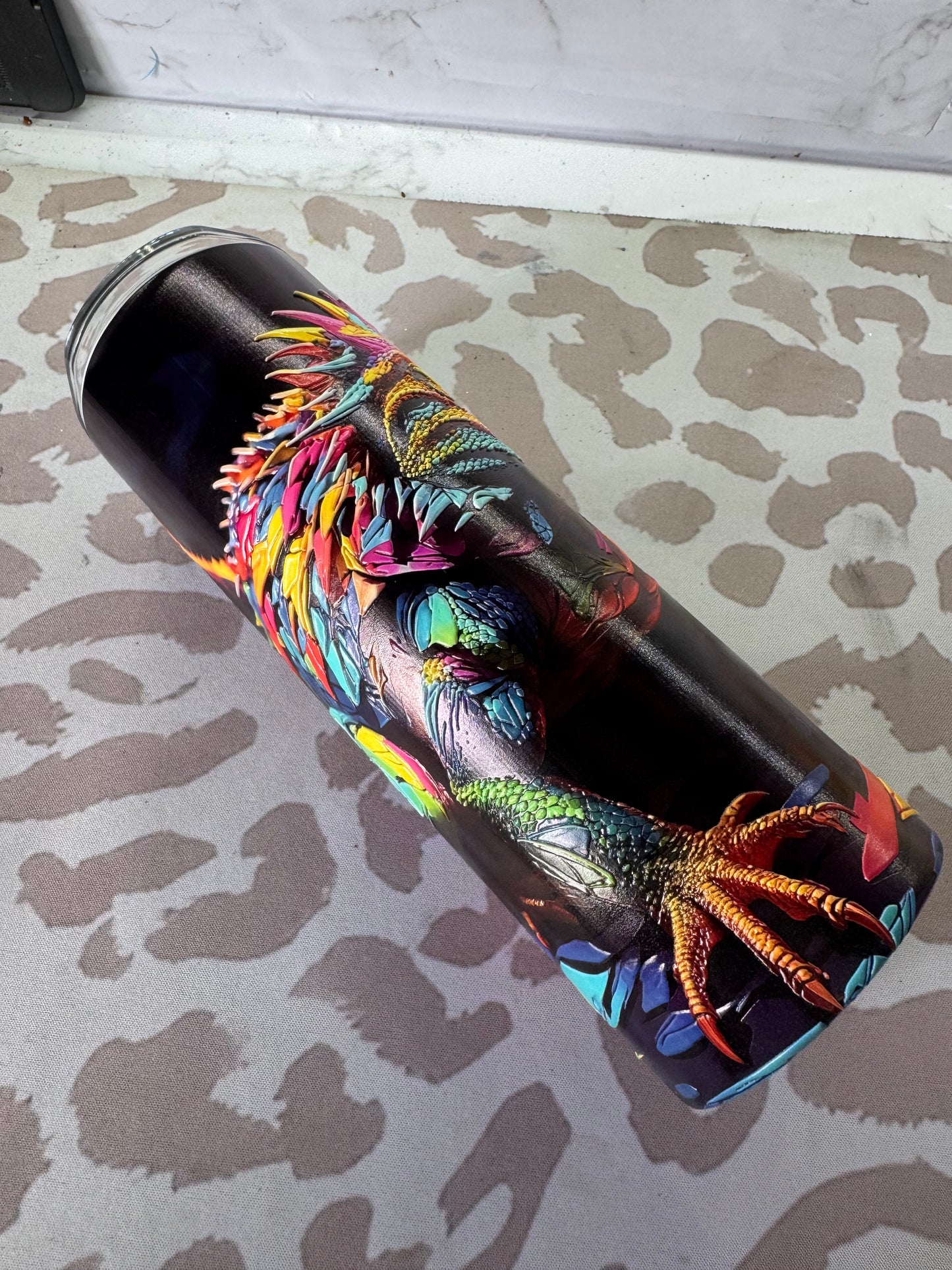 20oz tall skinny textured tumbler