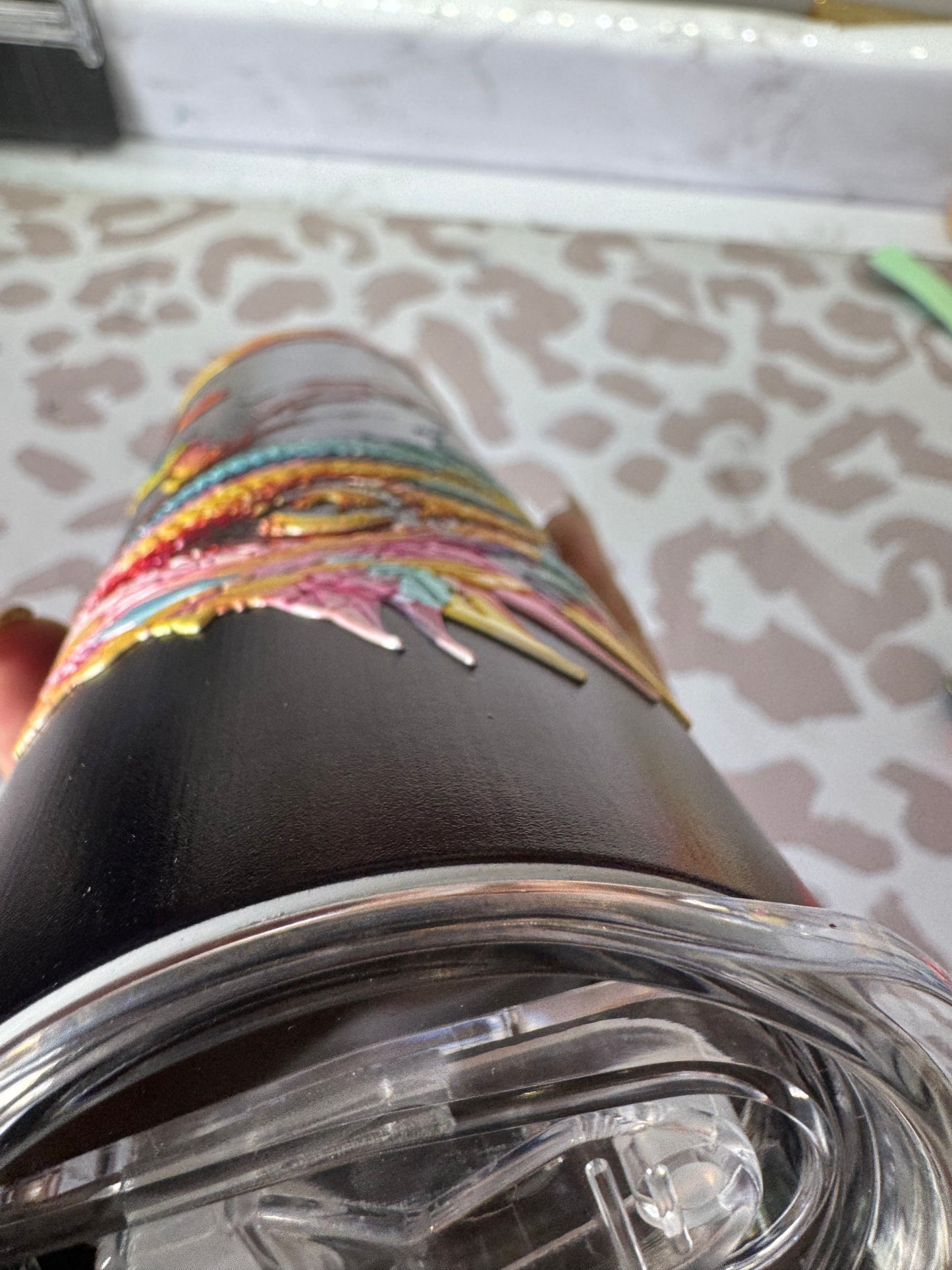 20oz tall skinny textured tumbler
