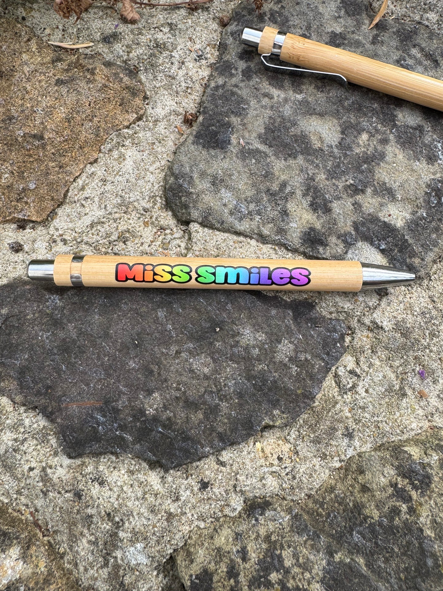 Bamboo Persnolised Pen (rainbow)