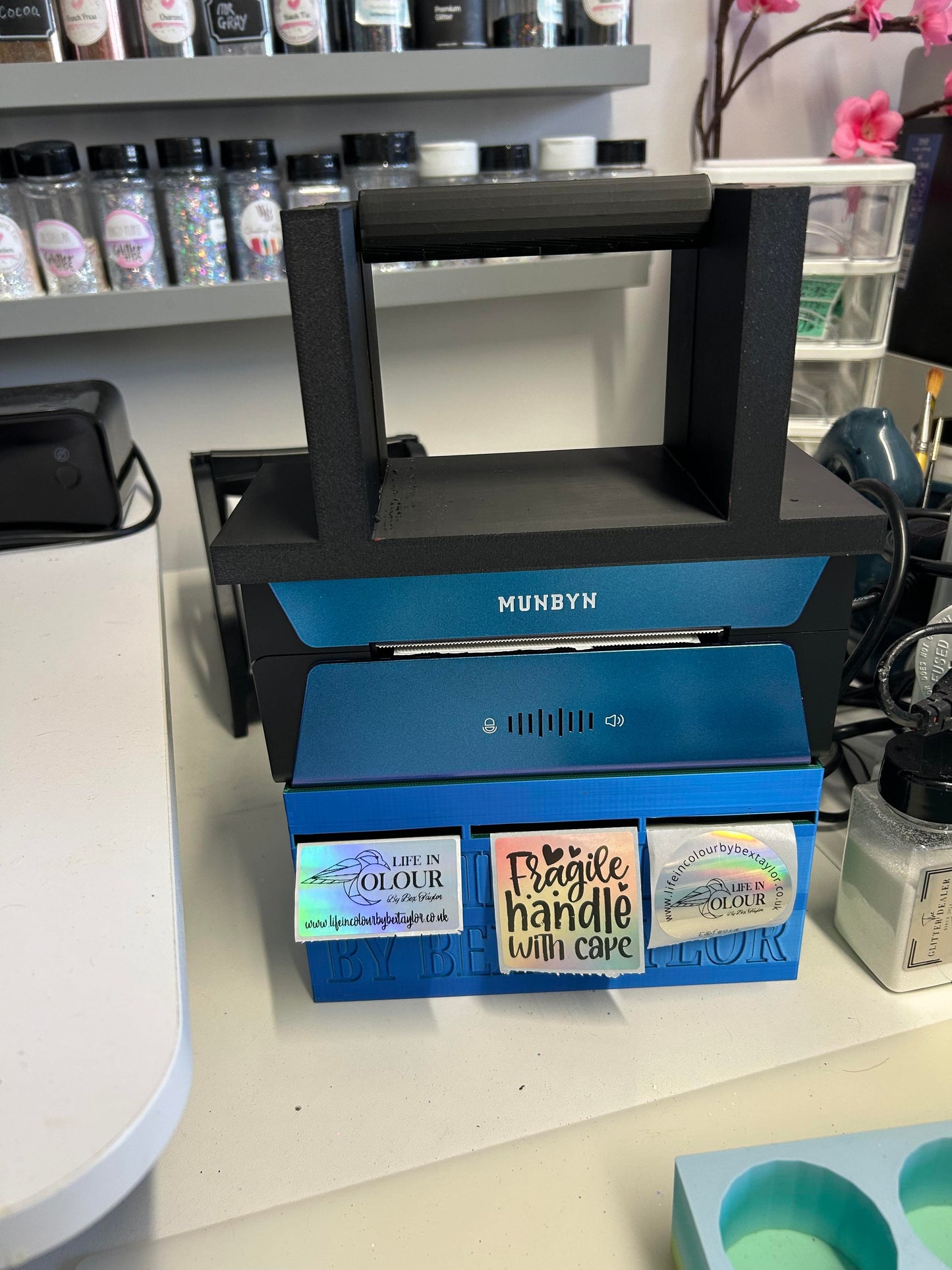 Thermal Printer label holder