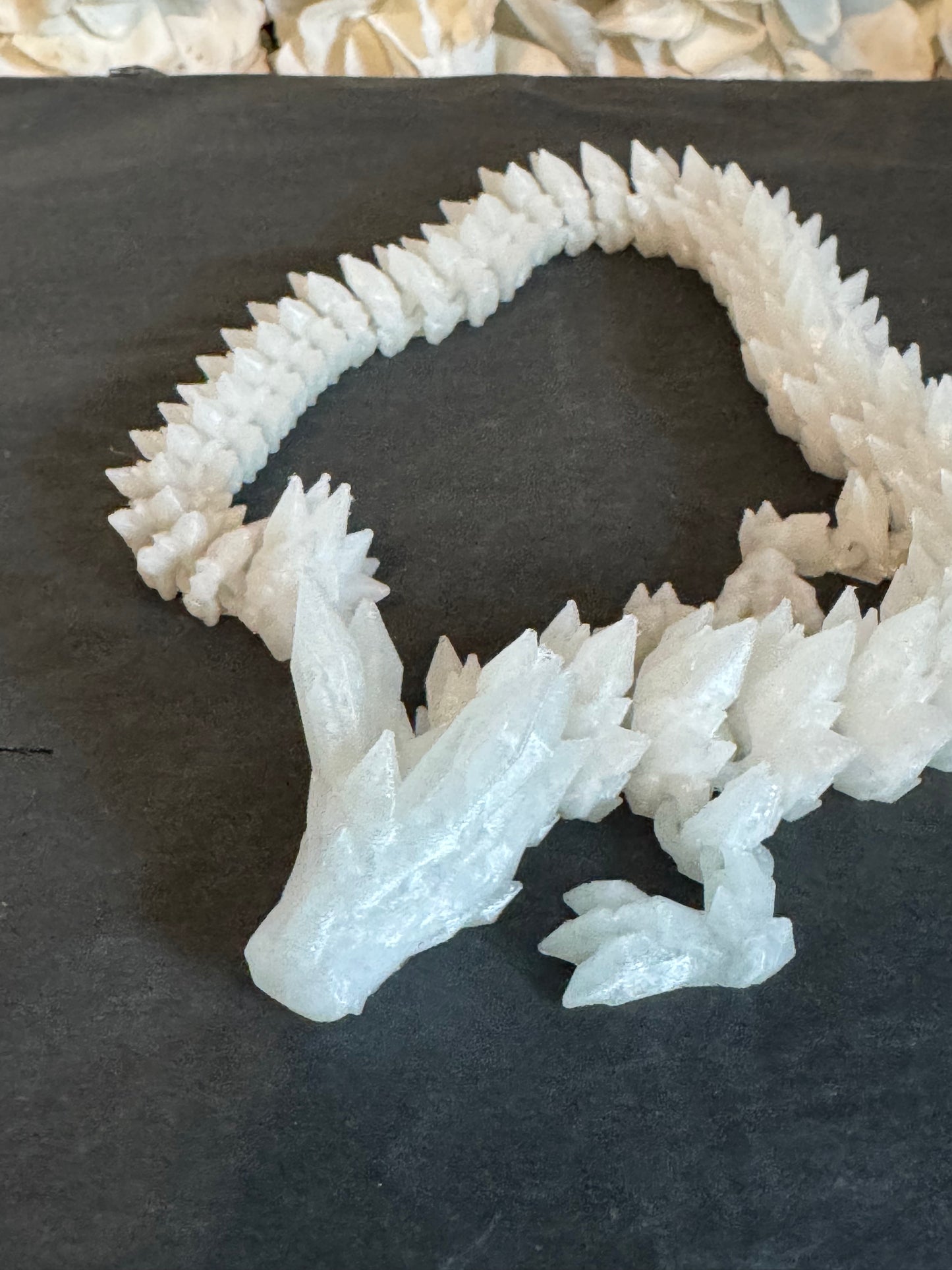 Crystal dragon (rainbow glow in the dark)