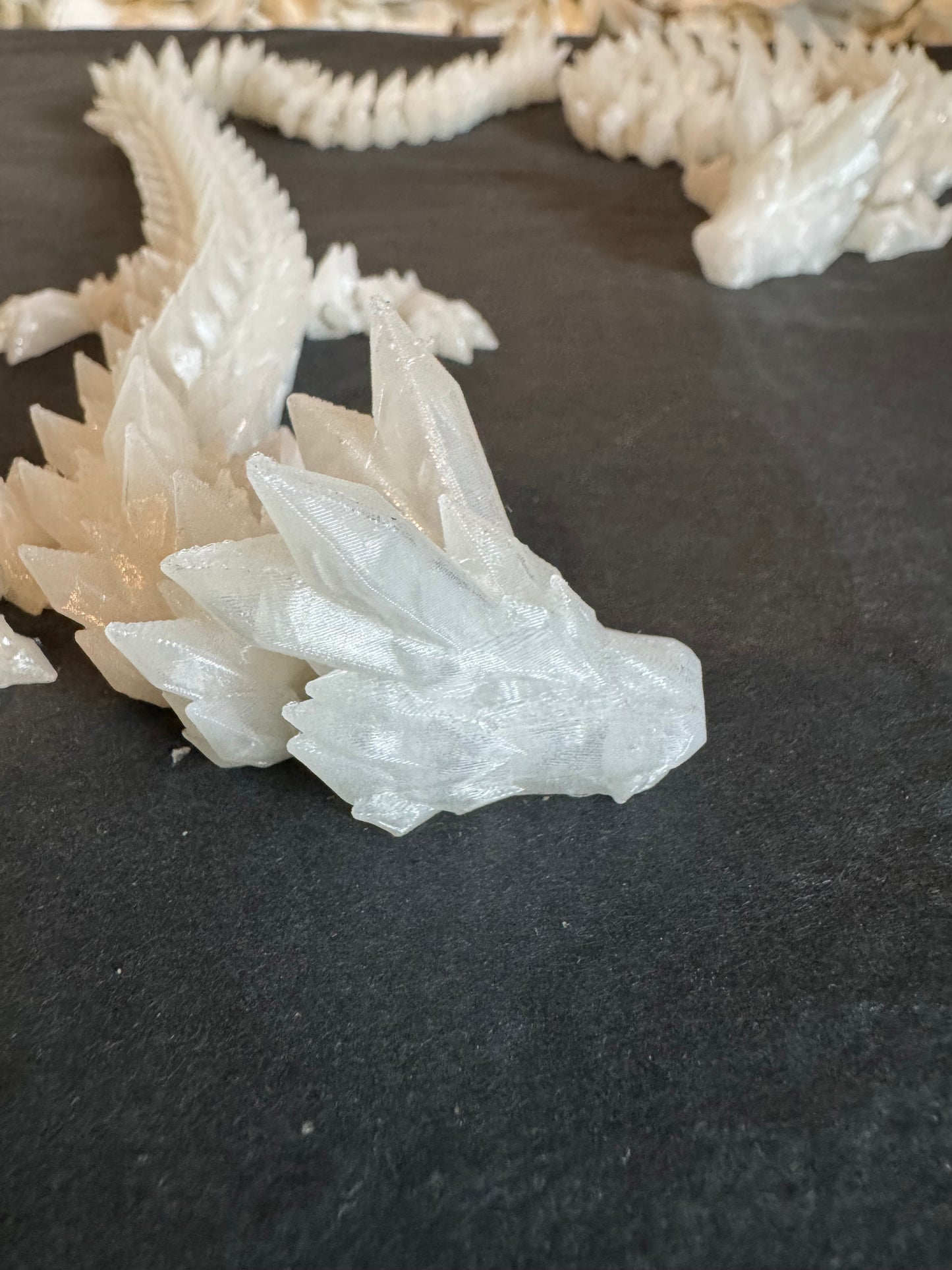 Crystal dragon (rainbow glow in the dark)