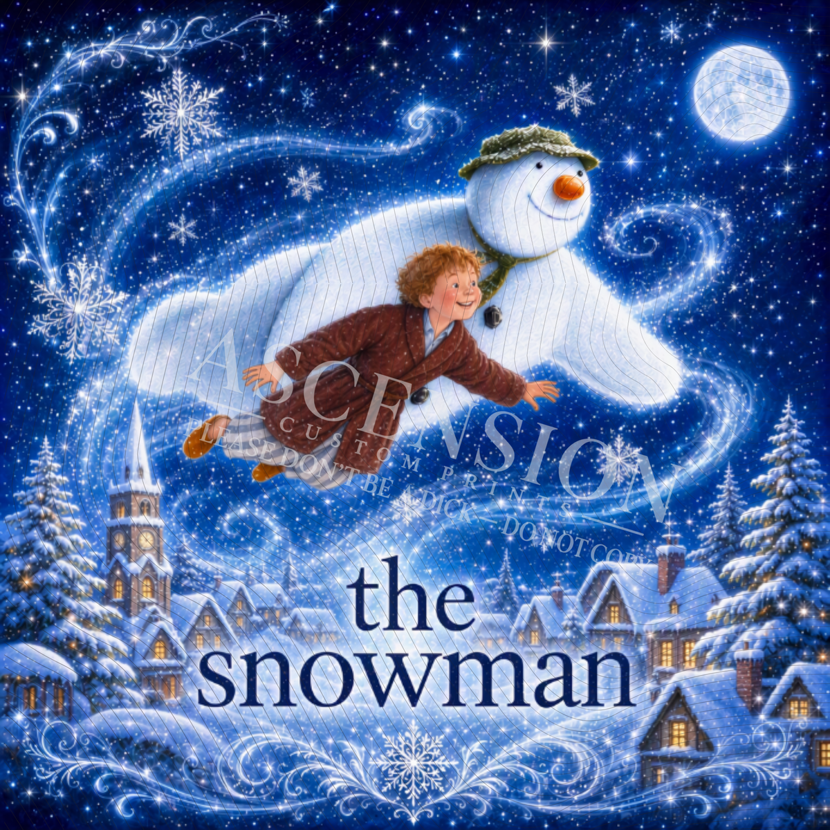 snowy night (various sizes)
