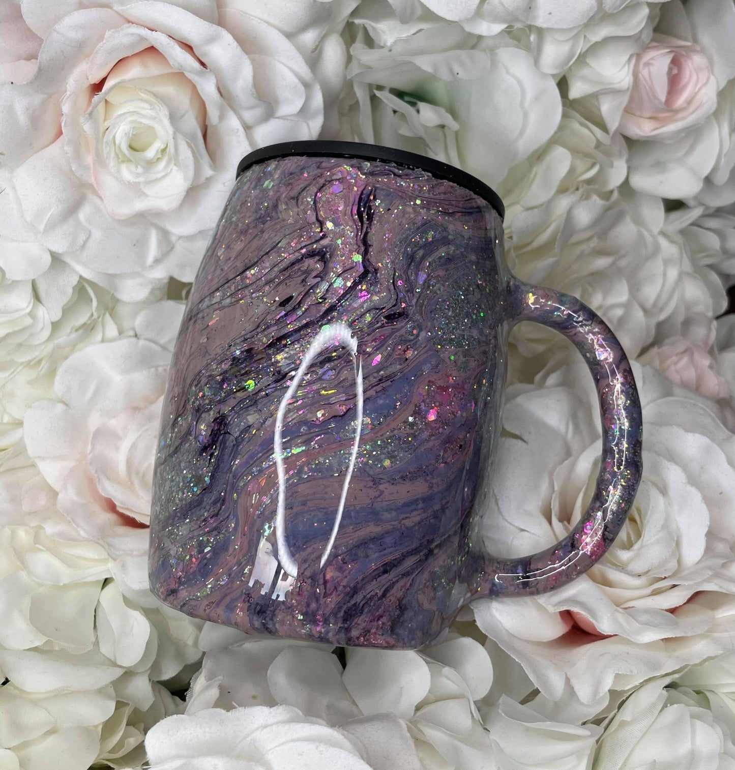 Luxury tumbler 12oz coffee cup Barrel with handle