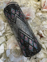 Load image into Gallery viewer, Rhinestone tumbler pink and blue lightning